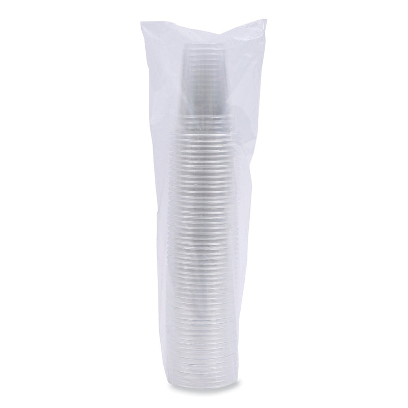 Boardwalk Clear Plastic Cold Cups, 9 oz, PET, 50 Cups/Sleeve, 20 Sleeves/Carton