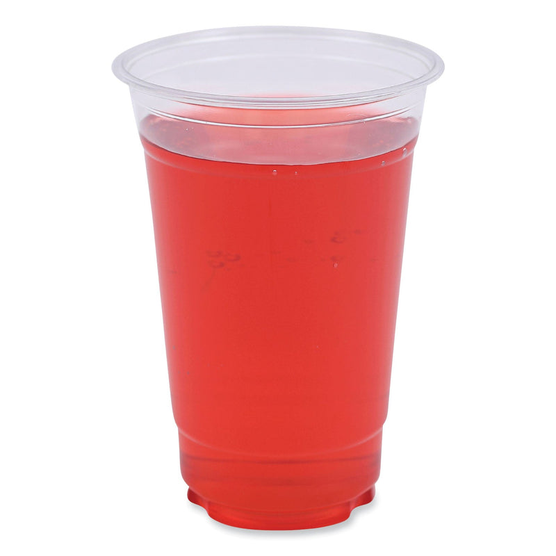 Boardwalk Clear Plastic Cold Cups, 20 oz, PET, 50 Cups/Sleeve, 20 Sleeves/Carton