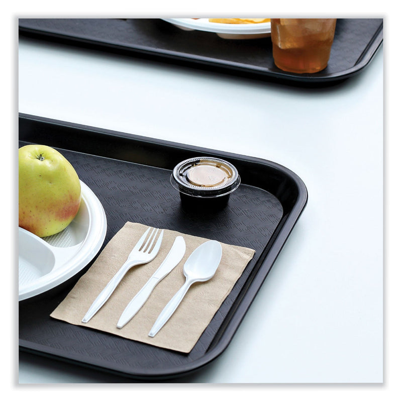 Boardwalk Souffle/Portion Cup Lids, Fits 2 oz Portion Cups, Clear, 2,500/Carton