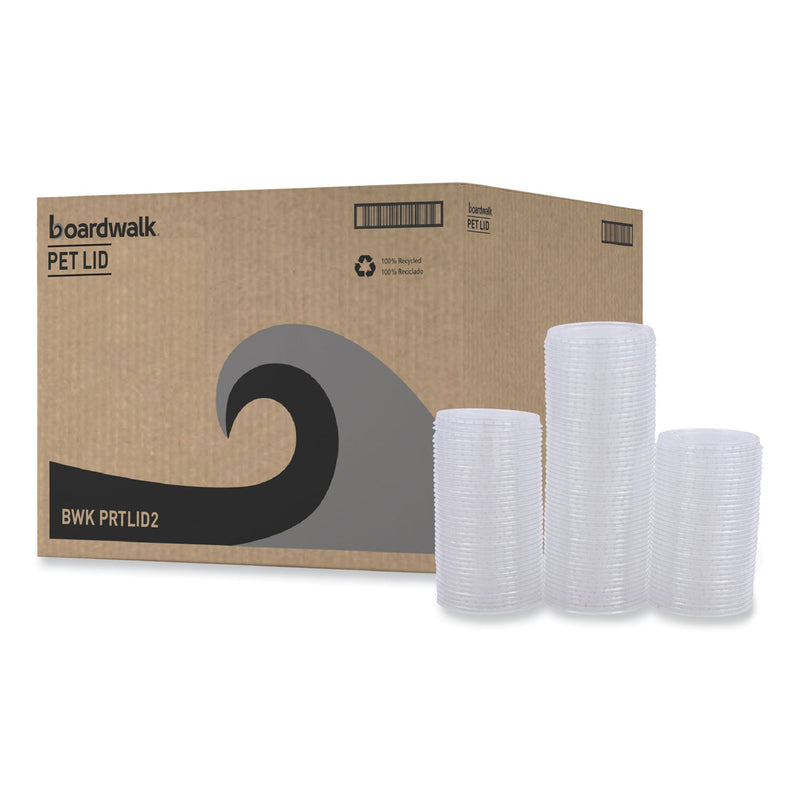 Boardwalk Souffle/Portion Cup Lids, Fits 2 oz Portion Cups, Clear, 2,500/Carton