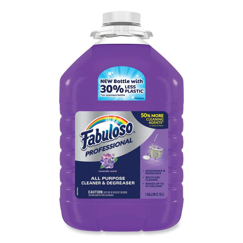 Fabuloso All-Purpose Cleaner, Lavender Scent, 1 gal Bottle, 4/Carton