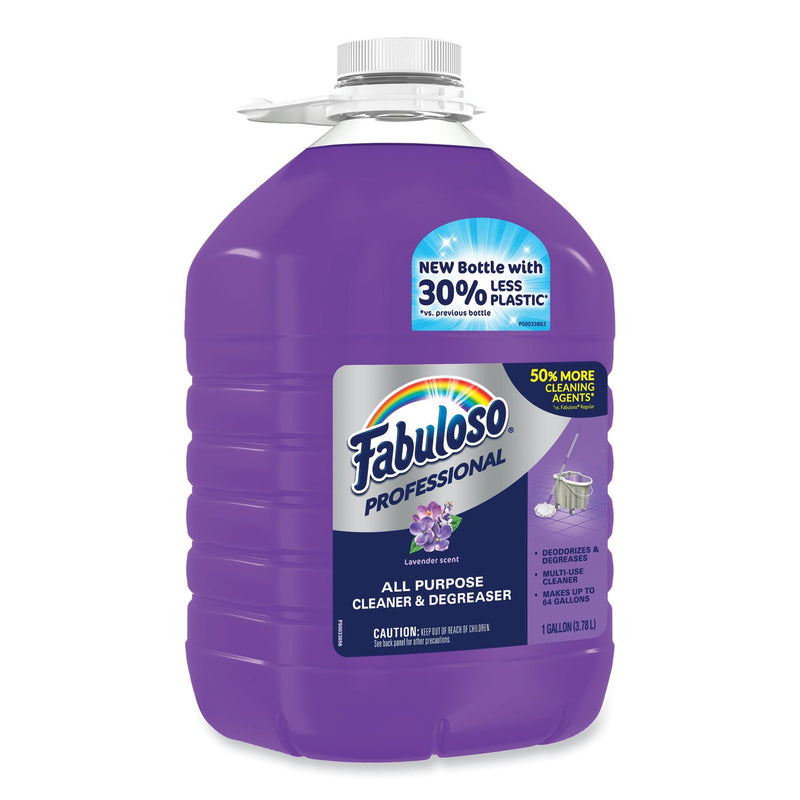 Fabuloso All-Purpose Cleaner, Lavender Scent, 1 gal Bottle, 4/Carton