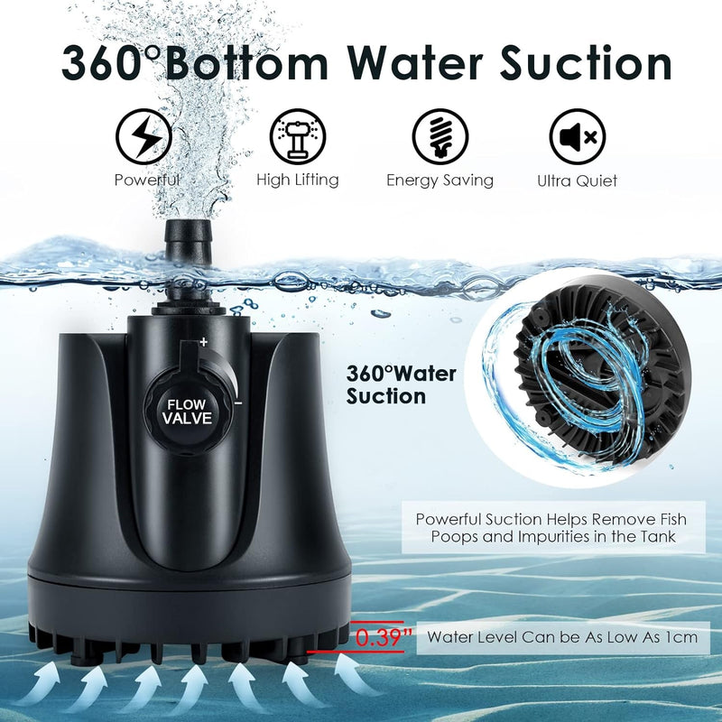 Aquarium Water Pump with Adjustable Switch