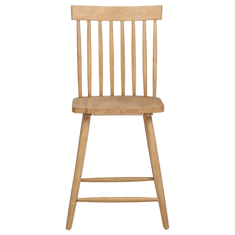 Andrews Windsor Counter Height Dining Side Chair Light Ash (Set of 2)