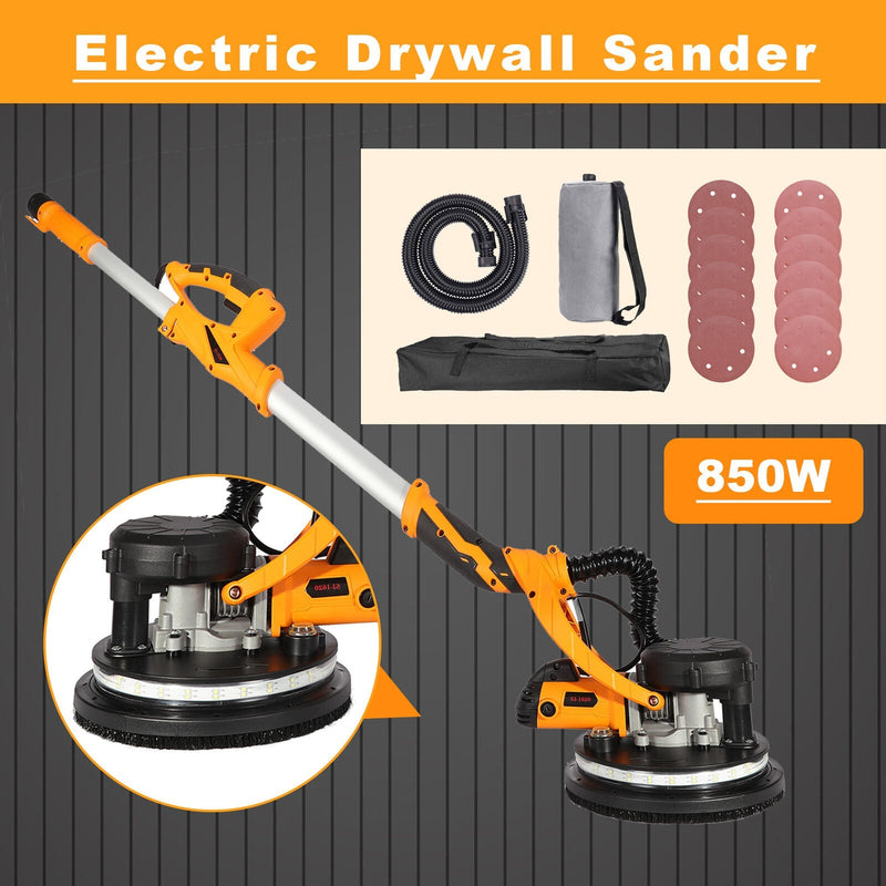 850W 82" Electric Extendable Drywall Grinding Tools Sander Machine (92157432)