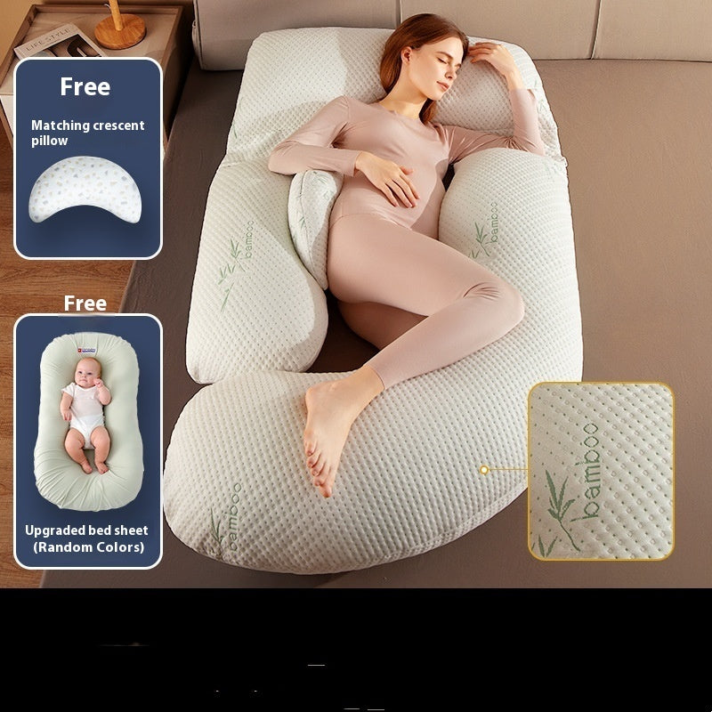 Maternity Pillow – Waist Support Side-Sleeping Cushion for Pregnancy Comfort