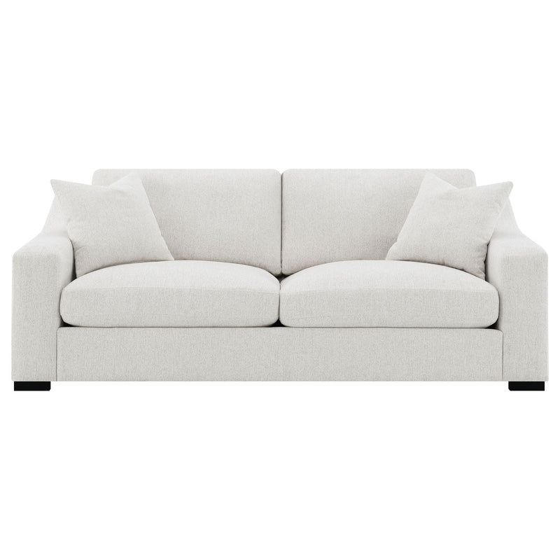 Ashlyn Fabric Upholstered Track Arm Sofa Sand