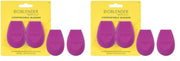 Bioblender Makeup Sponge Duo, Compostable Makeup Blender, for Liquid & Cream Foundation, Seamless Application, Eco-Friendly Beauty Sponge, Cruelty-Free & Latex Free, 2 Count