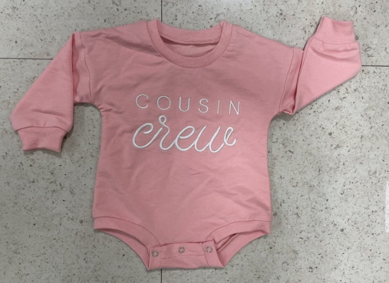 Embroidered Letters Long-sleeve Jumpsuit