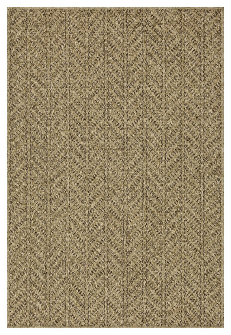 Earth GC_NTL1013 Jute/Mocha 7 ft. 10 in. x 10 ft. 3 in. Indoor/Outdoor Area Rug