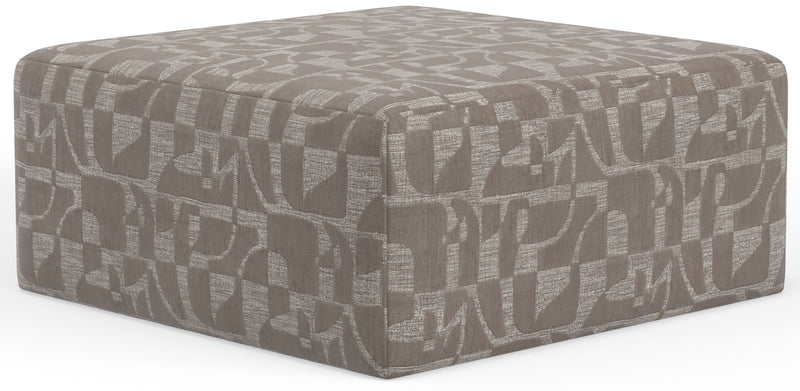 Zeke - Cocktail Ottoman - Cloud
