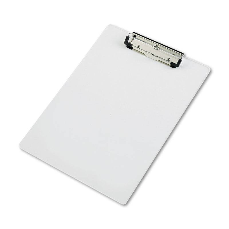 Saunders Acrylic Clipboard, 0.5" Clip Capacity, Holds 8.5 x 11 Sheets, Clear