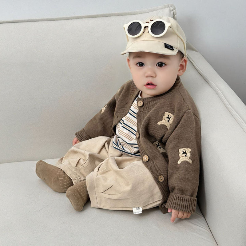 Autumn Fashion Knitted Cardigan Cute Kids Coat