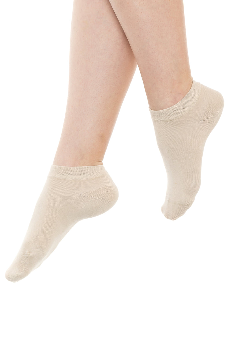 Women’s Bamboo Ankle Socks 3-Pack – Mixed Colors Soft Thin Low-Cut Socks