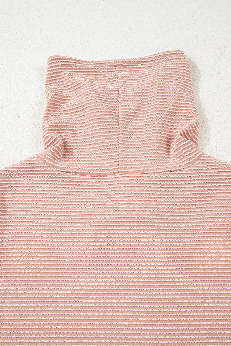 Mariam Drawstring Cowl Knit Top