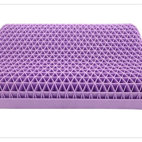 Purple Gel Honeycomb Pillow – High-Elasticity Cooling Sleep Pillow