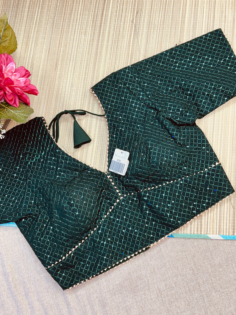 Dark green blouse