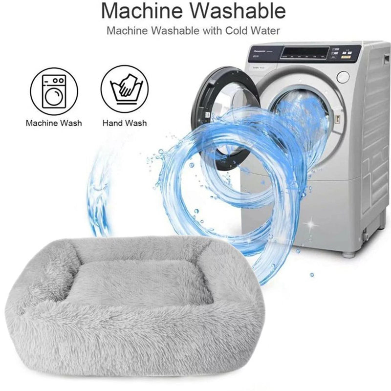 Best Washable Gray Plush Beds for Cats and Dogs