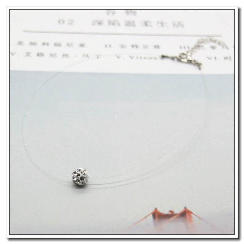 Stone Ball Choker Necklace