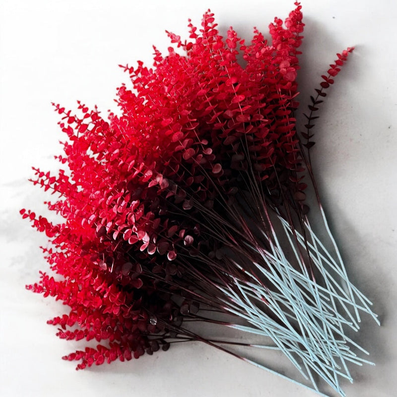 Fake Eucalyptus Stems - Artificial Greenery Leaves For Decor