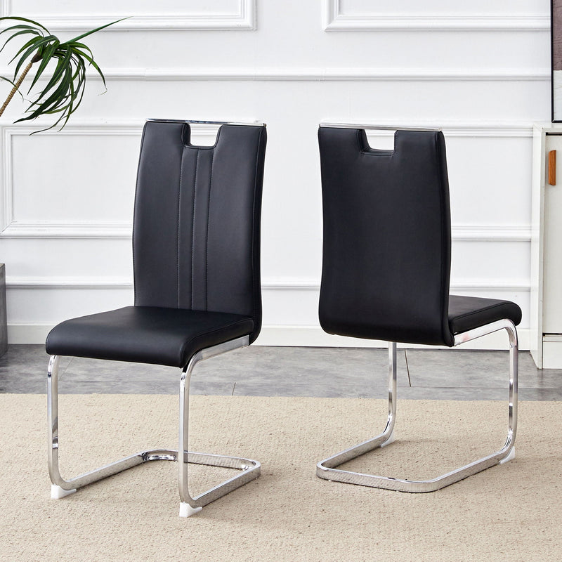 Bow Shaped Chairs, Ergonomic Design, Non Slip Base
