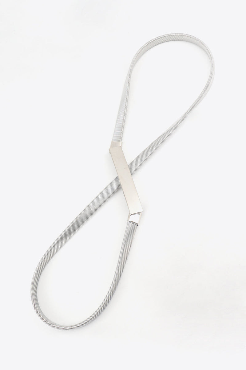 Elastic Iron Skinny Belt