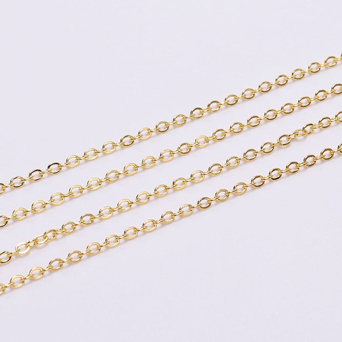 Thin Metal Crushed O-Chain