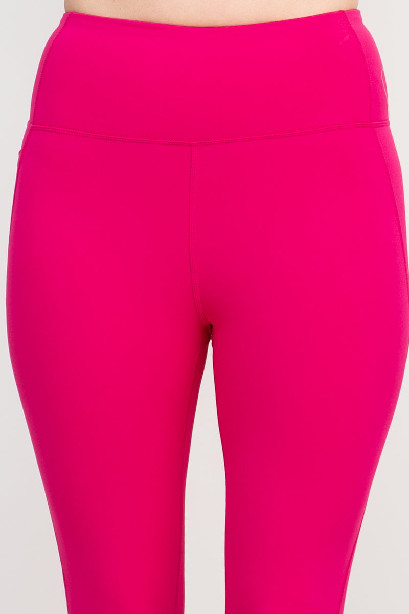 Nanette Lepore Play Activology Mid Waist 7-8 Interlock Legging with Side Pocket