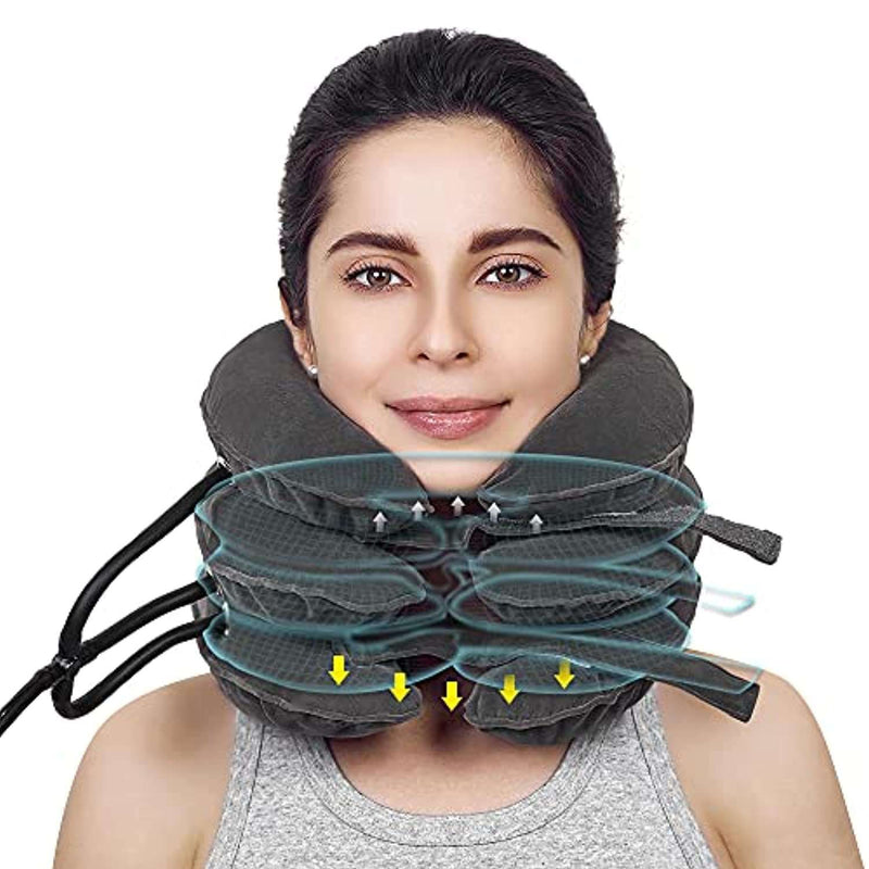 Cervical Traction Device Neck Support Pillow Adjustable Neck Stretcher