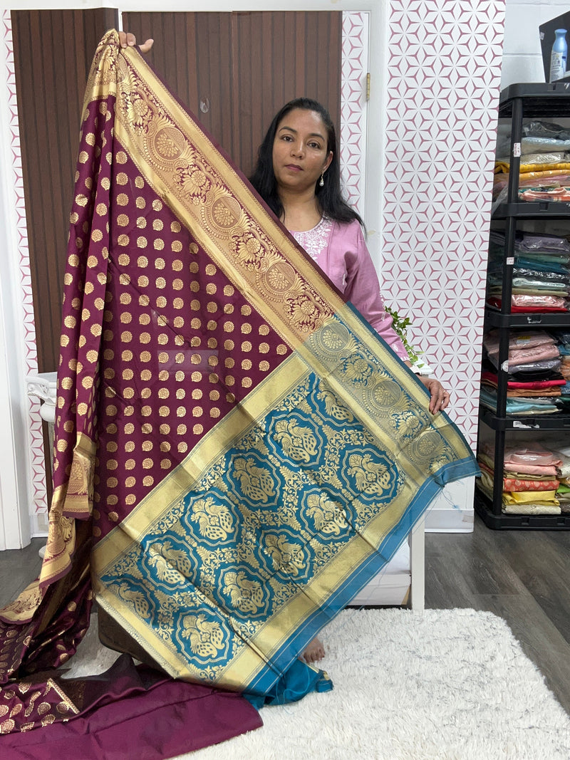 Purple saree : sale