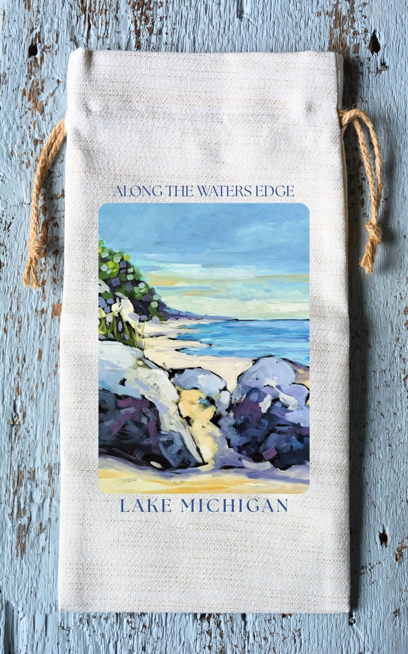 Wine Tote: Along the Waters Edge