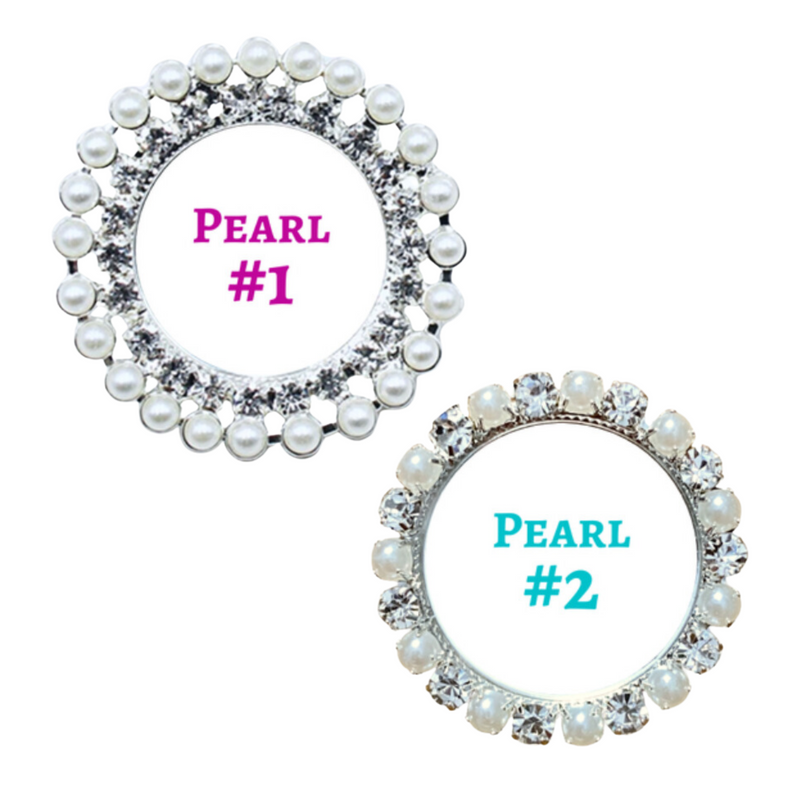 Pearl 1" Custom | Magnetic Brooch Pin