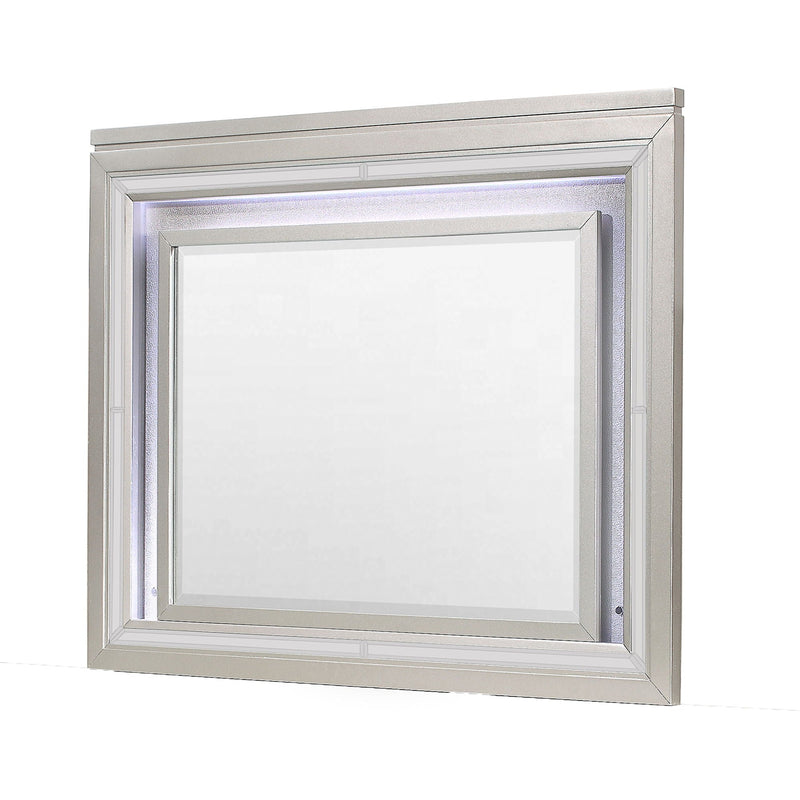 Cross - Glam Mirror With LED - Champagne