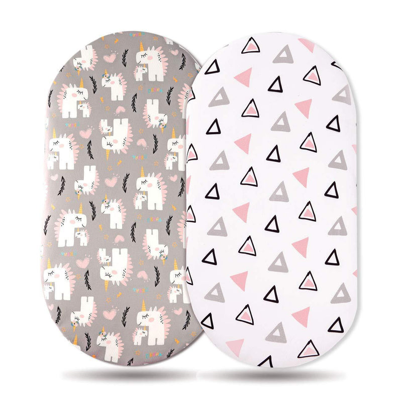 Baby Cradle Fitted Sheet Elastic Printing Baby Caring Table Changing Cover