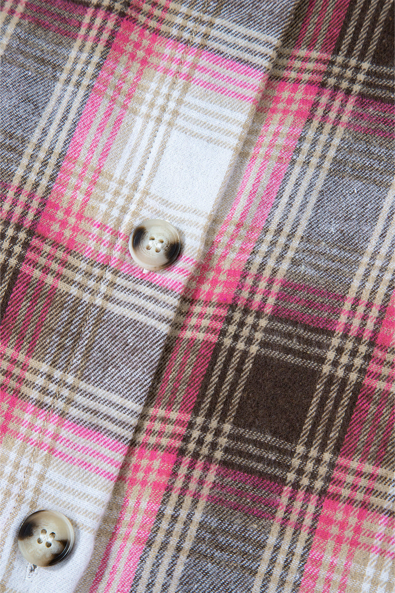 Harper Plaid Flap Up Shacket
