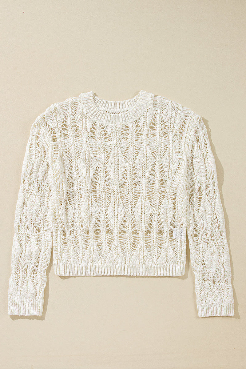 Olivia Crochet Loose Fit Sweater