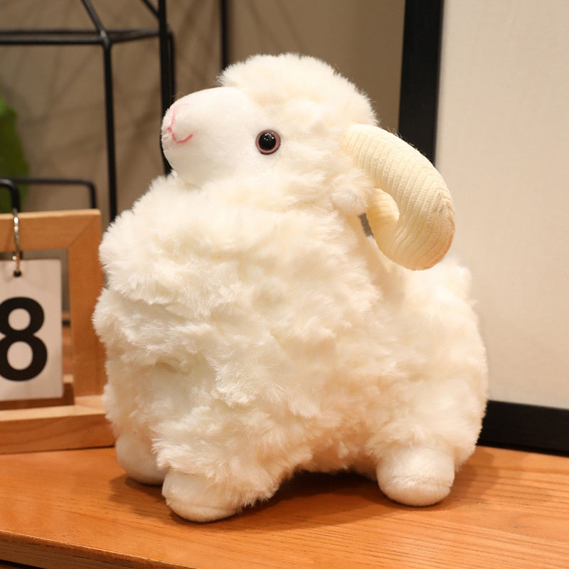 Comfort Doll Curly Wool Sheep Plush Toy