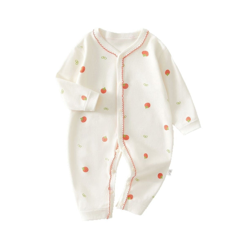 Pure Cotton Long-sleeve Baby Bodysuit