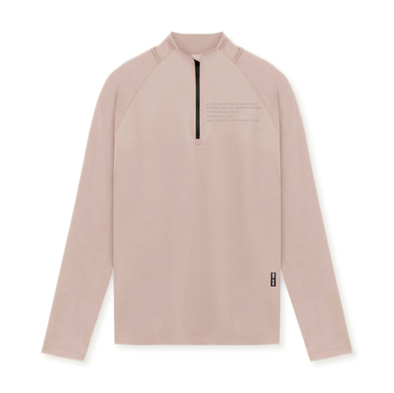 Men's Small Turtleneck Slim-fit Half Zipper Training Long Sleeve T-shirt