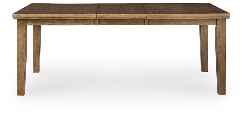 Urbinforte - Dining Room Butterfly Extension Table - Light Brown
