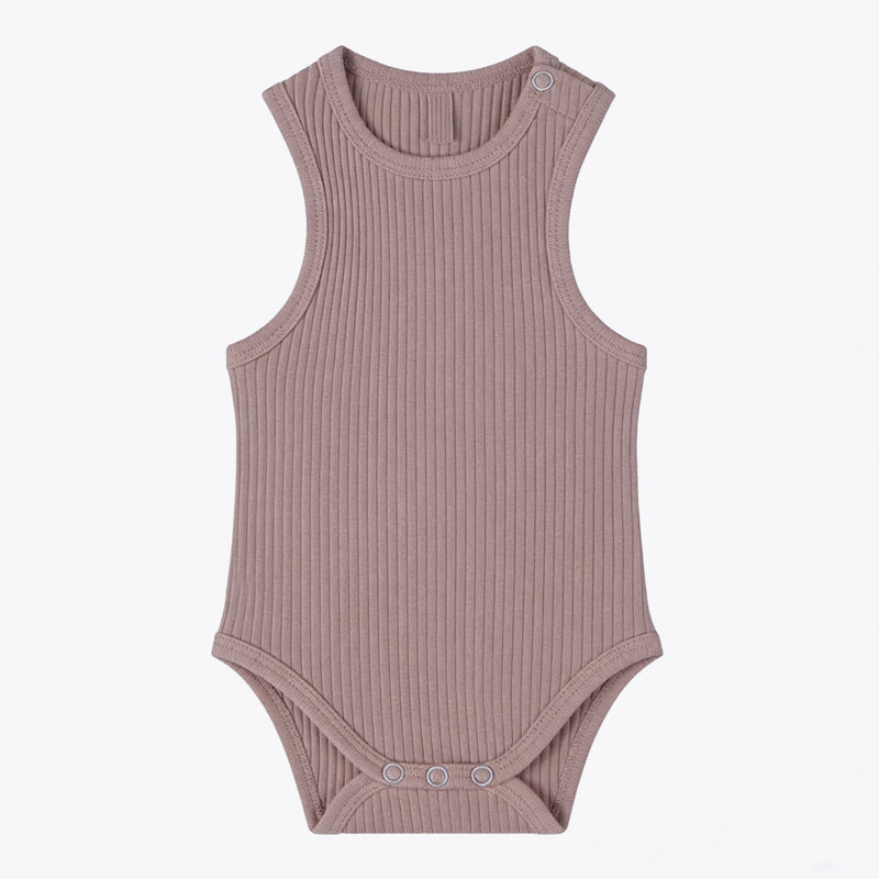 Baby Romper Knitted Ribbed Infant Onesie