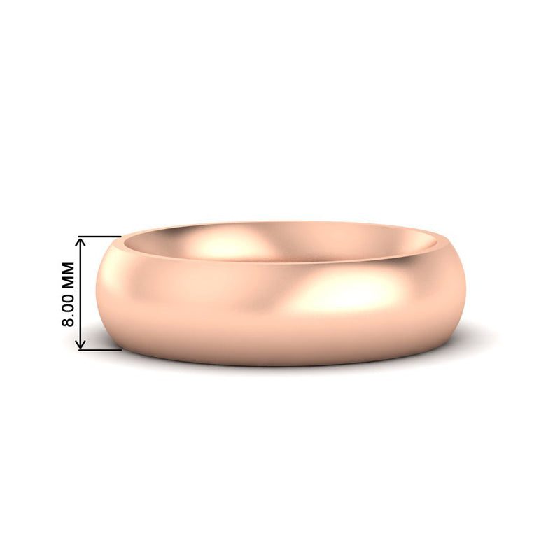 Minimalist 4mm Mens Wedding Band