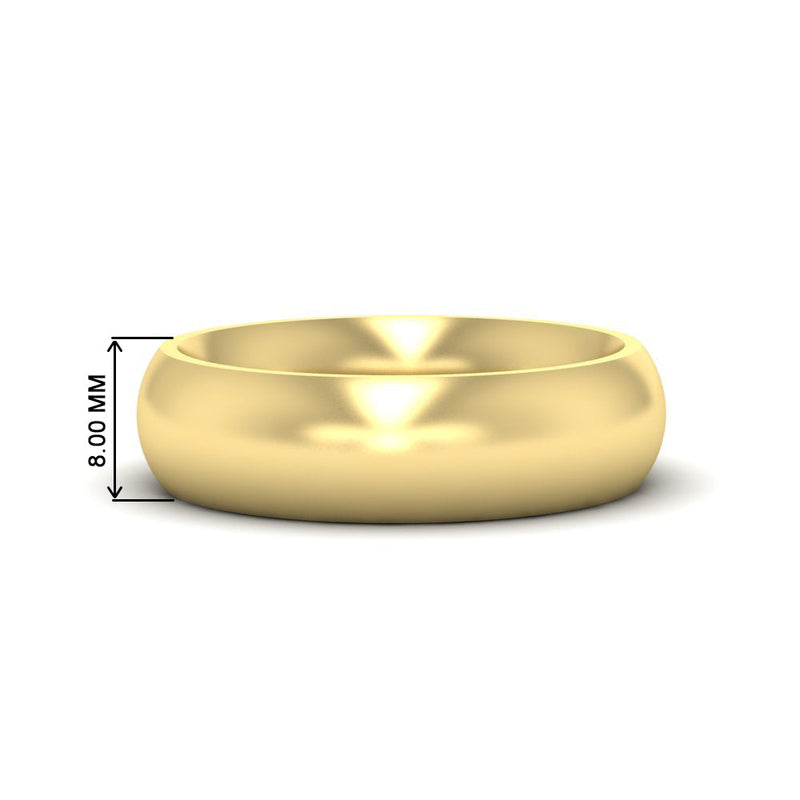 Minimalist 4mm Mens Wedding Band