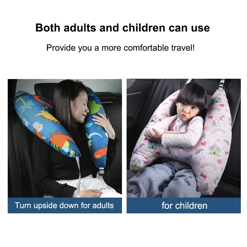 Adorable Kids Animal Travel Pillow for Comfy Journeys