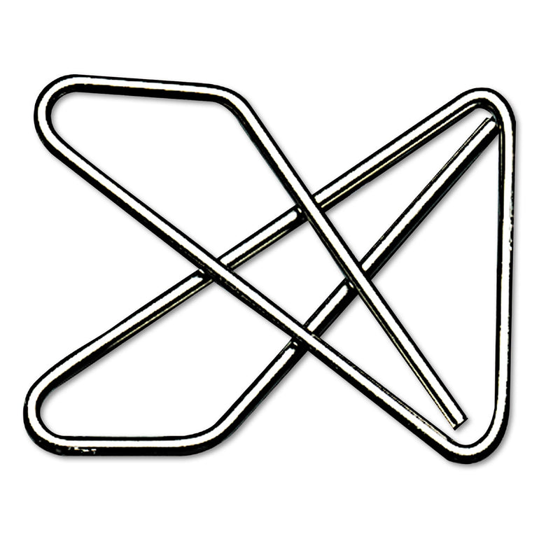 ACCO Ideal Clamps, #2, Smooth, Silver, 50/Box