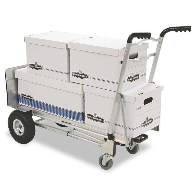 Cosco 3-in-1 Convertible Hand Truck, 800 lb to 1,000 lb Capacity, 21.06 x 21.85 x 48.03, Aluminum