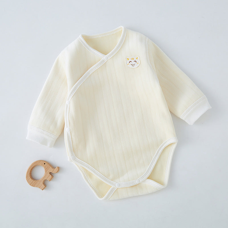 Newborn Fleece-Lined Romper Onesie Pajamas
