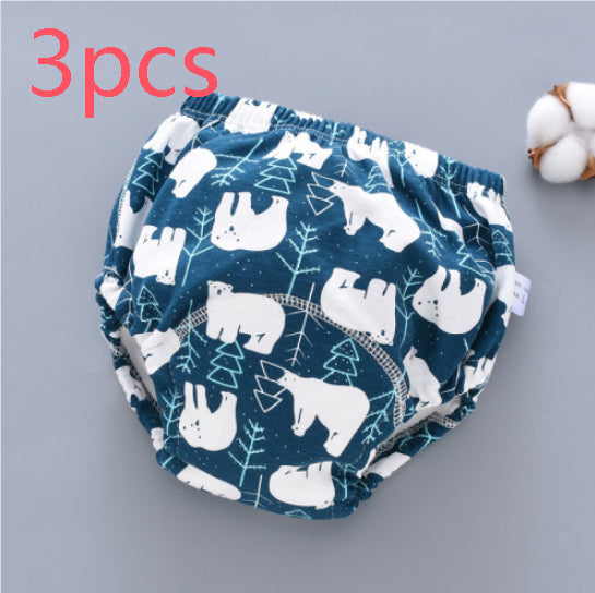 Baby Training Pants Washable 6-layer Gauze Diaper Cover Learning