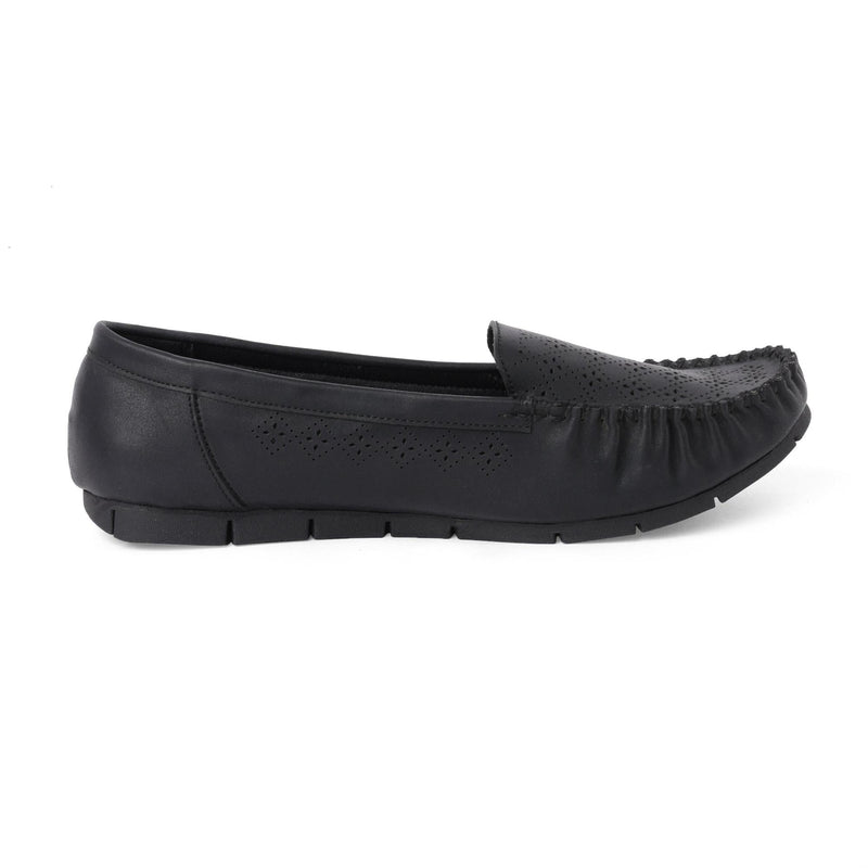 Aveline - Black Loafers