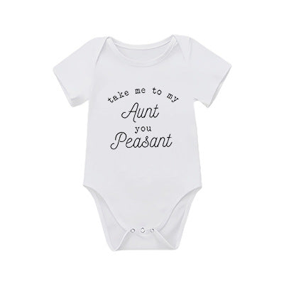 Summer Short Sleeve Baby Romper Bodysuit